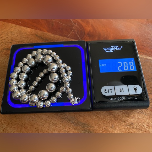 Tiffany & Co. HardWear Graduated Ball Sterling Silver Necklace 16.25” - Picture 7 of 8